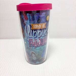 Tervis Flippin Fabulous Insulated Tumbler with Wrap and Lid, Clear 16 oz Tritan